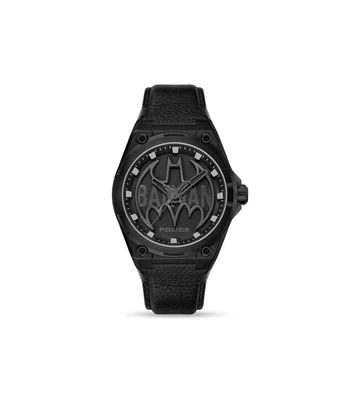 Reloj Police Hombre PEWGA0090005-SET Piel Negra Acero Negro Analógico