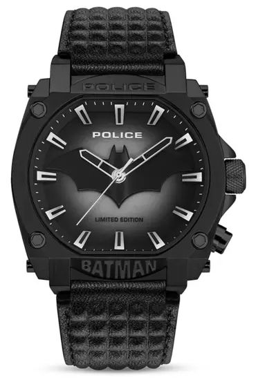 Reloj Police Hombre PEWGD0022601 Edición Limitada Batman Acero Negro Analógico