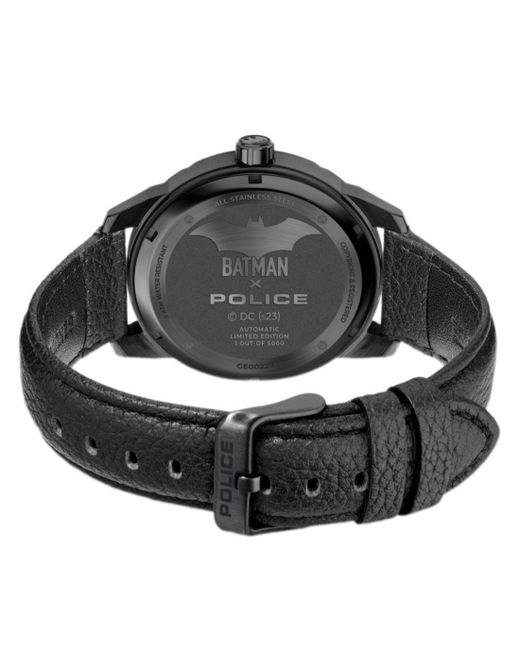 Reloj Police Hombre PEWGE0022701 Edición Limitada Batman Acero Negro Automático