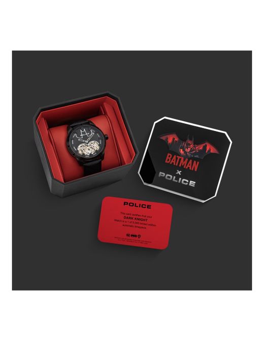 Reloj Police Hombre PEWGE0022701 Edición Limitada Batman Acero Negro Automático