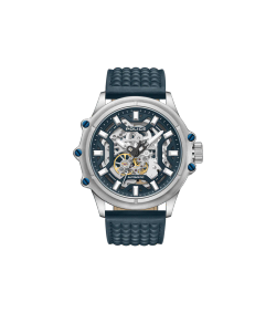 Reloj Police Hombre PEWGE1601803 Piel Azul Acero Automático