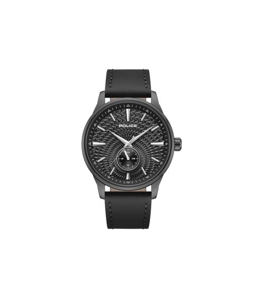 Reloj Police Hombre PEWGF0093603 Piel marrón Acero Analógico