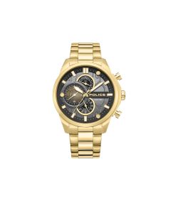 Reloj Police Hombre PEWGK0039208 Cronógrafo Acero Dorado Analógico