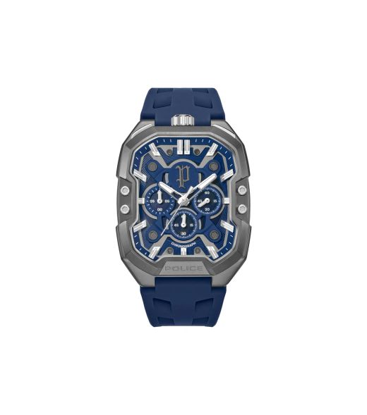 Reloj Police Hombre PEWGO0092205 Sport Azul Cronógrafo Acero Analógico