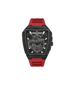 Reloj Police Hombre PEWGQ0056803 Sport Rojo Cronógrafo Acero Analógico