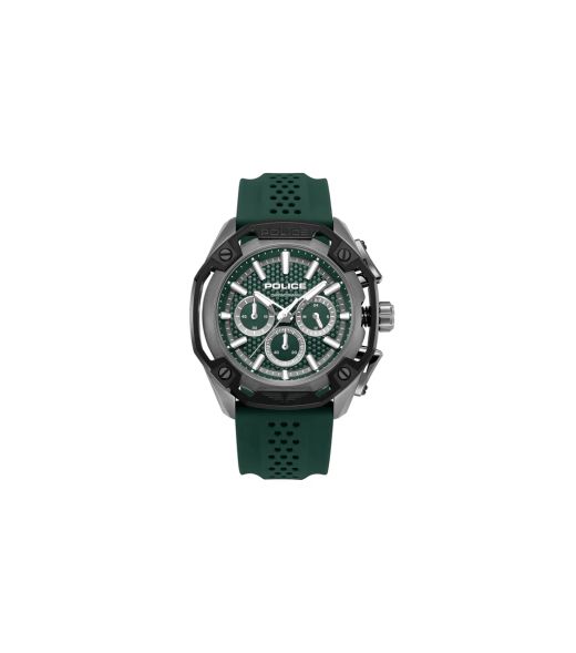 Reloj Police Hombre PEWGQ0093202 Sport Verde Cronógrafo Acero Analógico