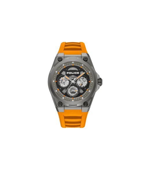 Reloj Police Hombre PEWGQ0093802 Sport Naranja Cronógrafo Acero Analógico