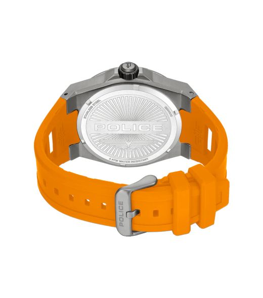 Reloj Police Hombre PEWGQ0093802 Sport Naranja Cronógrafo Acero Analógico