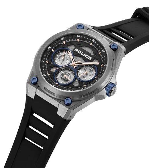 Reloj Police Hombre PEWGQ0093803 Sport Negro Cronógrafo Acero Analógico