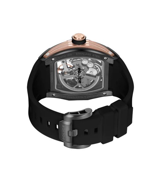 Reloj Police Hombre PEWGR0082104 Sport Negro Acero Automático