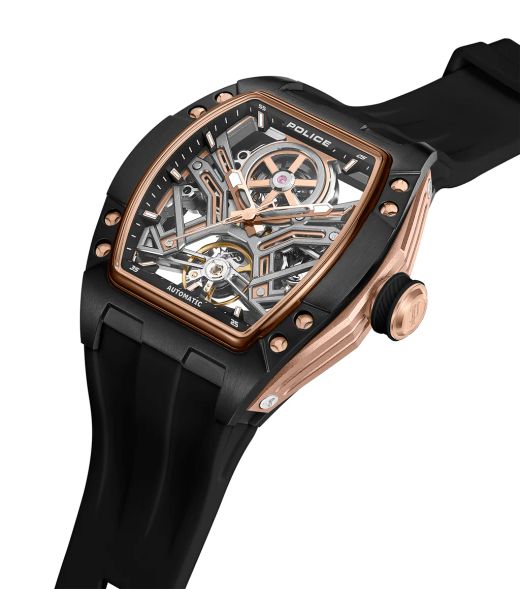 Reloj Police Hombre PEWGR0082104 Sport Negro Acero Automático