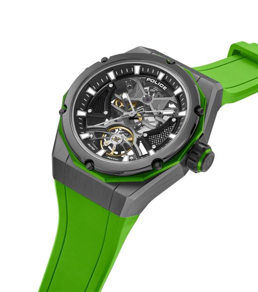Reloj Police Hombre PEWGR0082303 Sport Verde Acero Automático