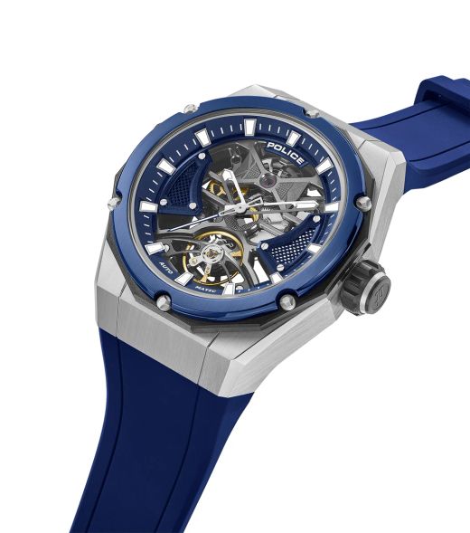Reloj Police Hombre PEWGR0082304 Sport Azul Acero Automático