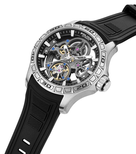 Reloj Police Hombre PEWGR0097801 Sport Negro Acero Automático