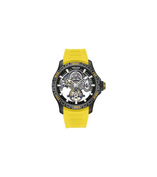 Reloj Police Hombre PEWGR0097805 Sport Amarillo Acero Automático