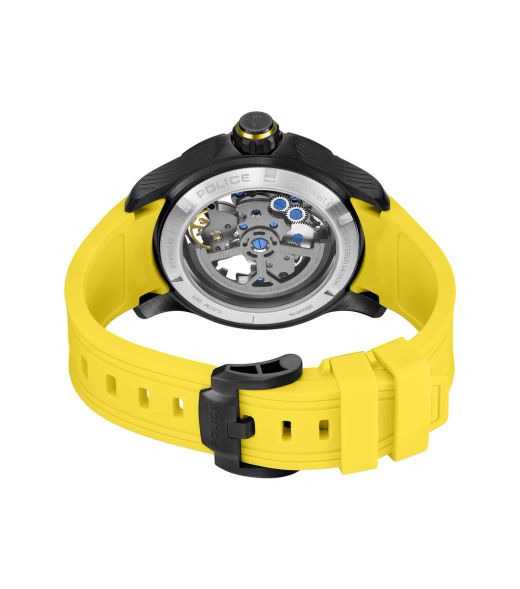 Reloj Police Hombre PEWGR0097805 Sport Amarillo Acero Automático