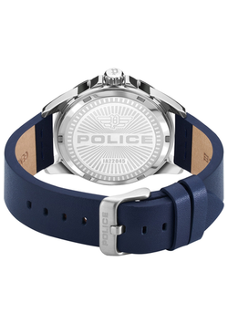 Reloj Police Hombre PEWJA2204501 Piel Azul Acero Analógico
