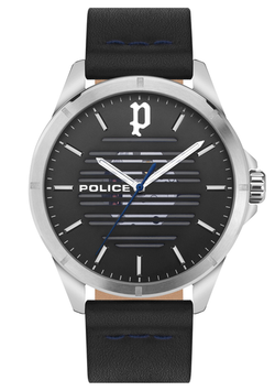 Reloj Police Hombre PEWJA2204502 Piel Negra Acero Analógico