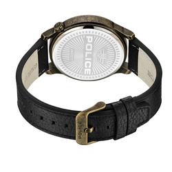 Reloj Police Hombre PEWJA2227702 Piel Negra Acero Analógico