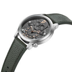 Reloj Police Hombre PEWJA2227703 Piel Verde Acero Analógico