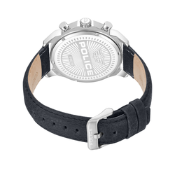 Reloj Police Hombre PEWJF0021001 Piel Gris Cronógrafo Acero Analógico