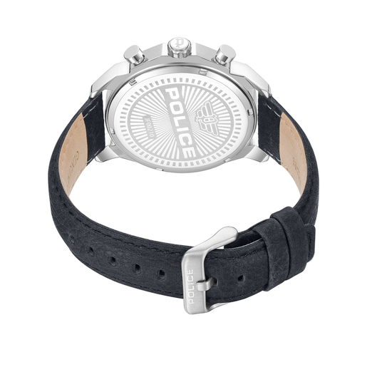Reloj Police Hombre PEWJF0021001 Piel Gris Cronógrafo Acero Analógico