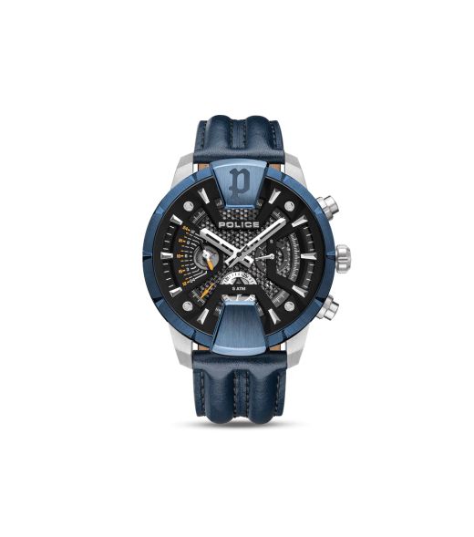 Reloj Police Hombre PEWJF2203709 Sport Azul Cronógrafo Acero Analógico