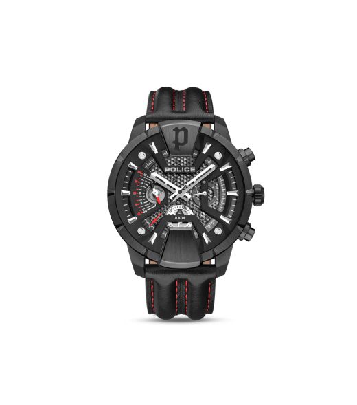 Reloj Police Hombre PEWJF2203710 Sport Negro Cronógrafo Acero Analógico