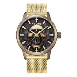 Reloj Police Hombre PEWJG0005504 Acero Dorado Analógico