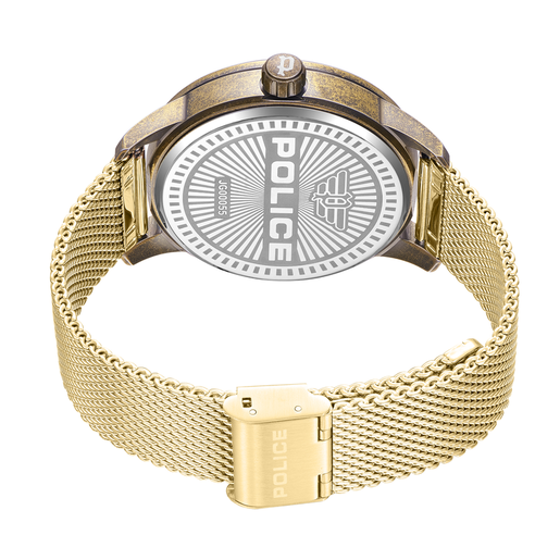 Reloj Police Hombre PEWJG0005504 Acero Dorado Analógico