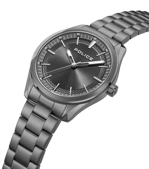 Reloj Police Hombre PEWJG0018206 Acero Negro Analógico