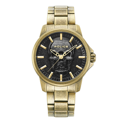 Reloj Police Hombre PEWJG0024401 Acero Dorado Analógico