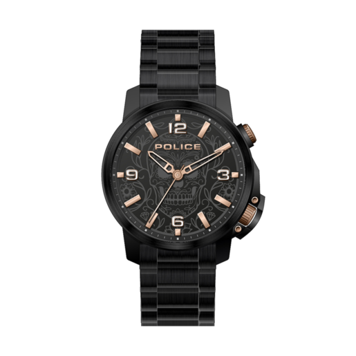 Reloj Police Hombre PEWJJ2110001 Acero Negro Analógico