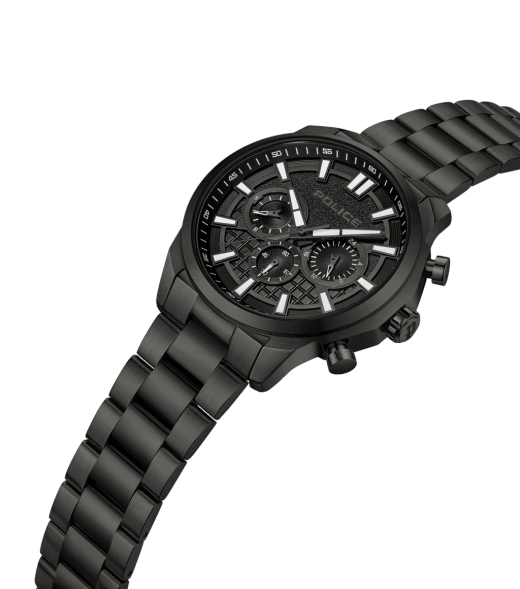 Reloj Police Hombre PEWJK0021003M Cronógrafo Acero Negro Analógico