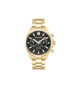Reloj Police Hombre PEWJK0021005 Cronógrafo Acero Dorado Analógico