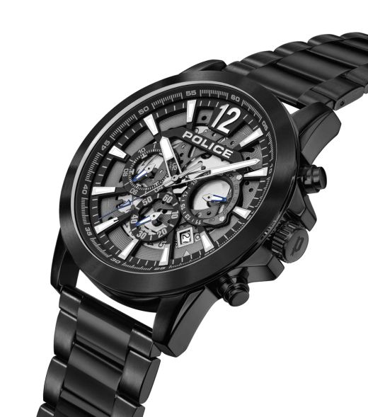 Reloj Police Hombre PEWJK2194901 Cronógrafo Acero Negro Analógico