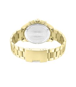 Reloj Police Hombre PEWJK2227809 Cronógrafo Acero Dorado Analógico