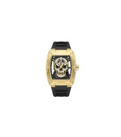 Reloj Police Hombre PEWJM0081303 Sport Negro Acero Dorado Analógico