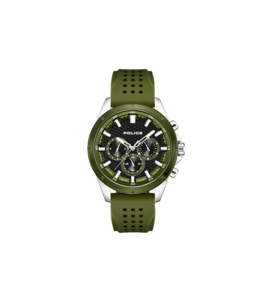 Reloj Police Hombre PEWJQ2204111M Sport Verde Cronógrafo Acero Analógico