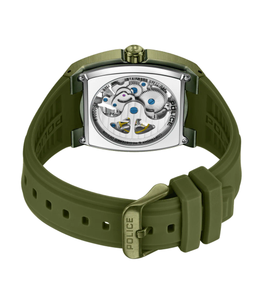 Reloj Police Hombre PEWJR0005906 Sport Verde Acero Automático