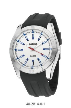 Potens Herrenuhr 40-2814-0-1 Sport Schwarz