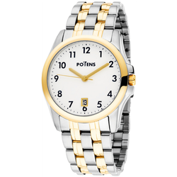 Reloj Potens Hombre 40-2838-0-3 Acero Bicolor Dorado Analógico