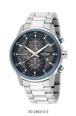 Potens Herenhorloge 40-2863-0-3 Staal