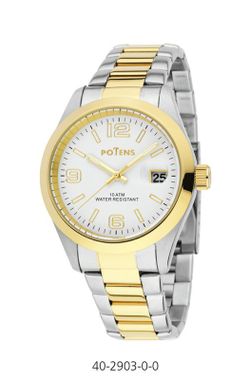 Reloj Potens Hombre 40-2903-0-0 Bicolor Acero Dorado