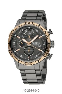 Reloj Potens Hombre 40-2914-0-0 Acero Negro