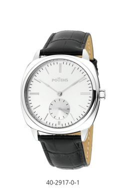 Reloj Potens Hombre 40-2917-0-1 Piel Negra