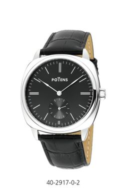 Reloj Potens Hombre 40-2917-0-2 Piel Negra