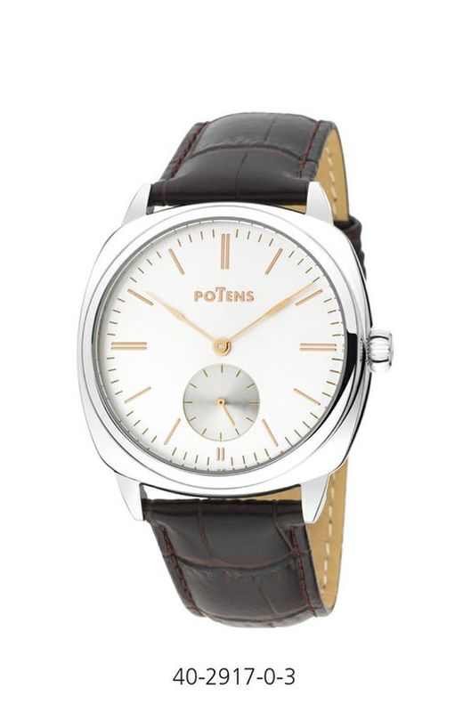 Rellotge Potens Home 40-2917-0-3 Pell Negra
