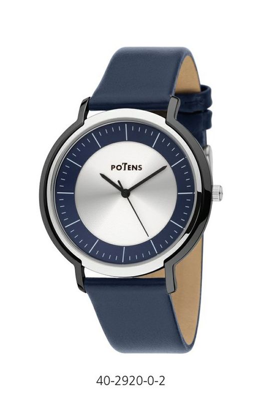 Potens Men's Watch 40-2920-0-2 Blue Leather