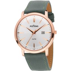 Reloj Potens Hombre 40-2927-0-2 Piel Verde